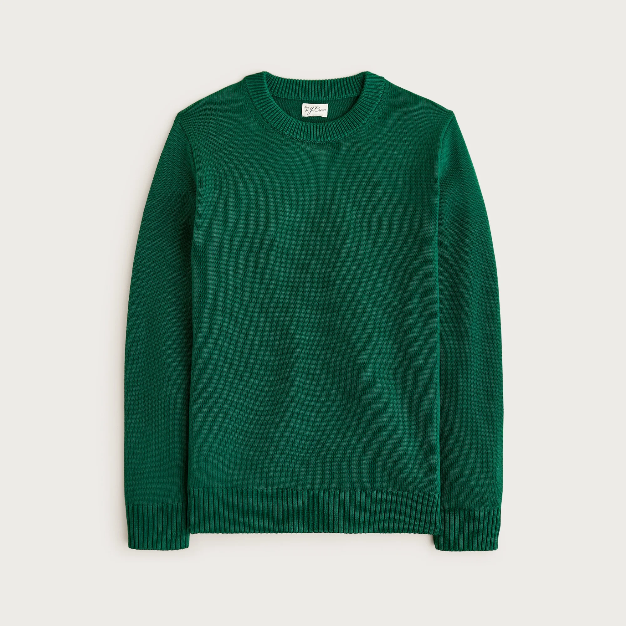 Heritage cotton crewneck sweater - 1