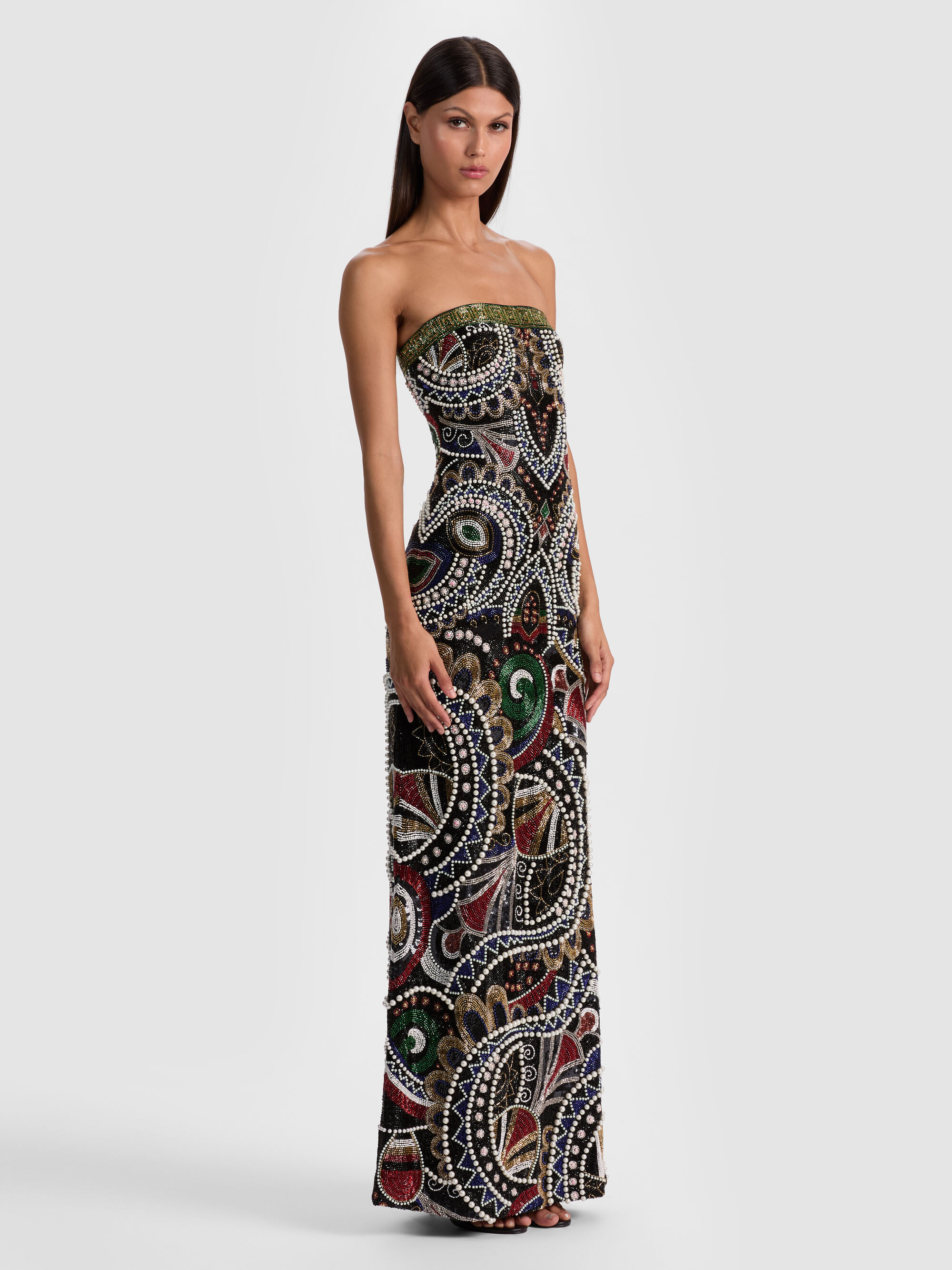 DELORA BEADED GOWN - 5
