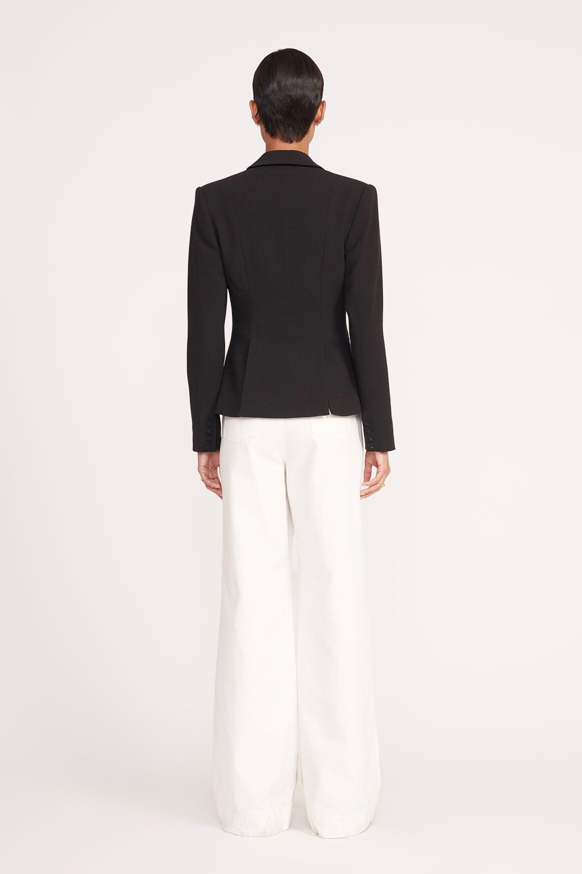STAUD GRAYSON PANT WHITE - 5