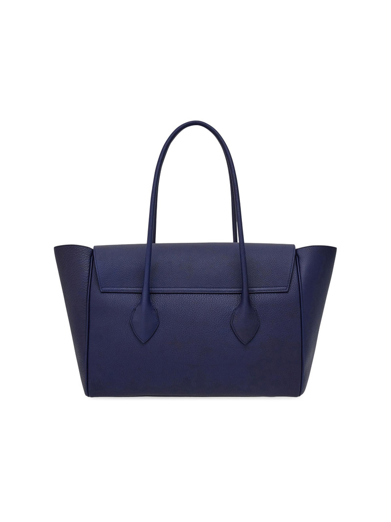 Women's Large Firenze Leather Tote Bag - Midnight 4