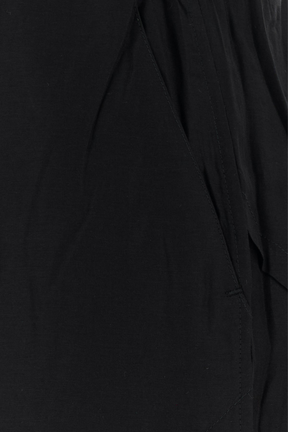 Black cotton blend pant - 3