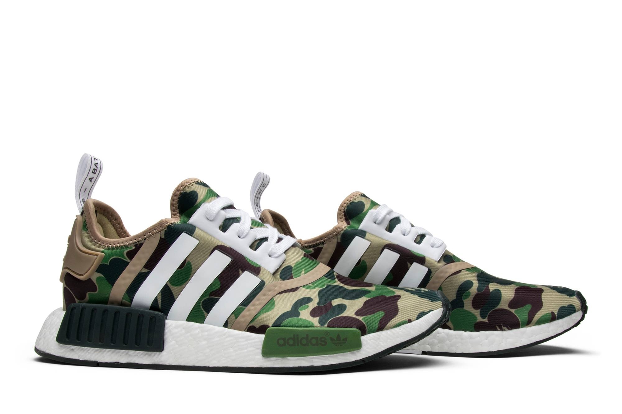 A Bathing Ape x NMD_R1 'Olive Camo' - 8