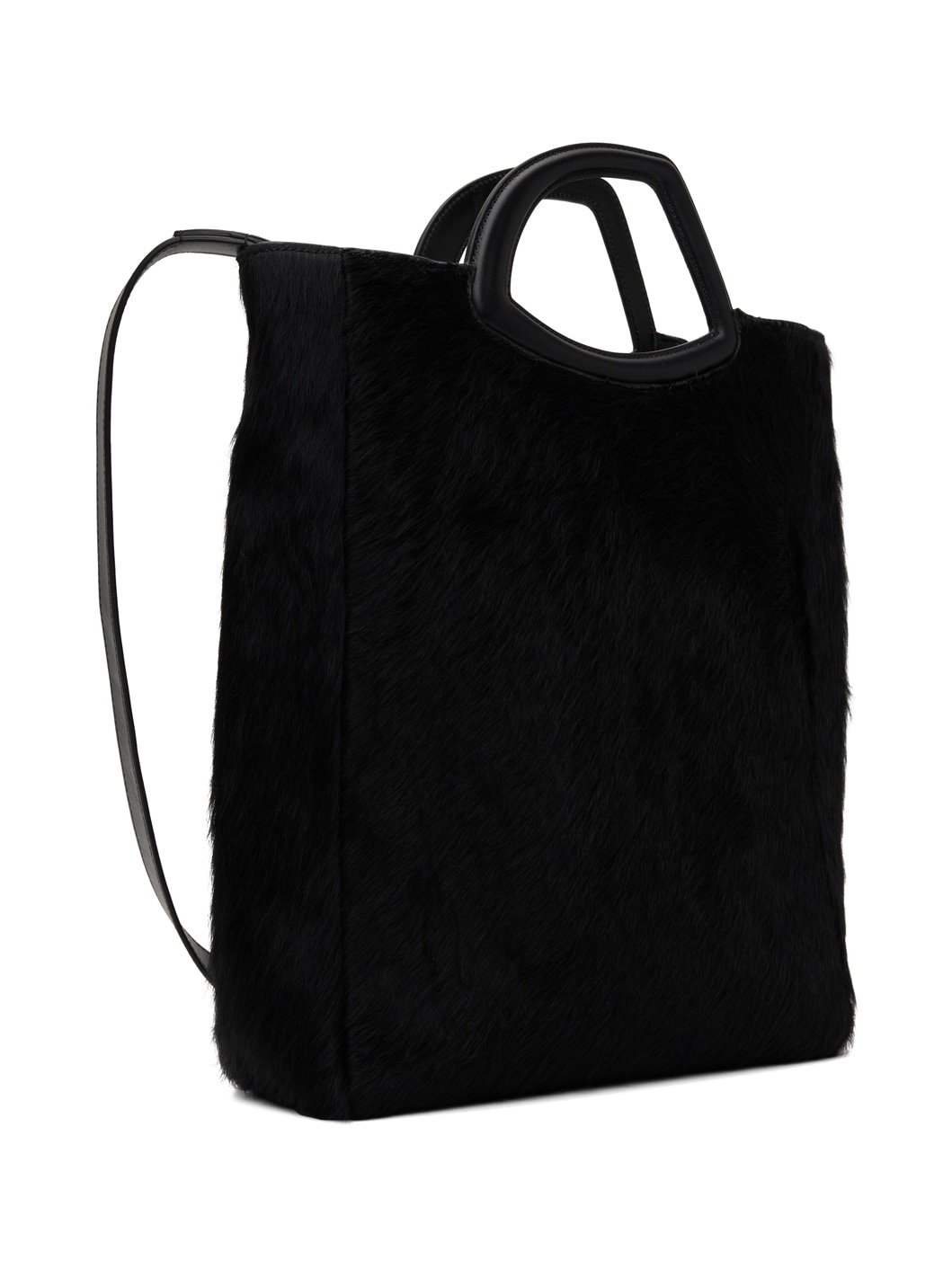 Black Leather Tote - 2