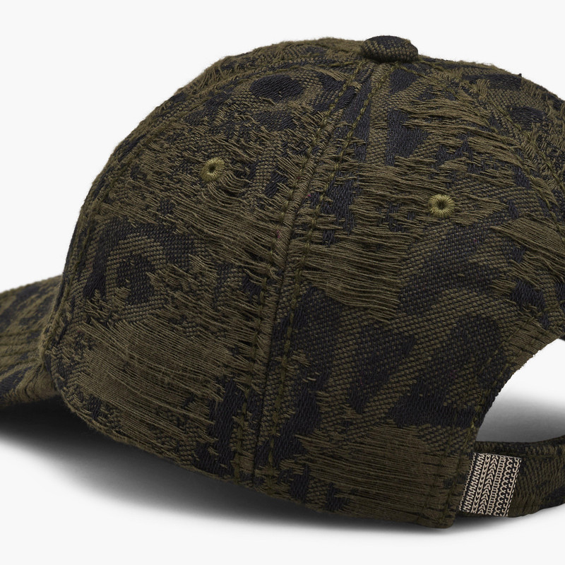 DISTRESSED MONOGRAM BASEBALL CAP 6