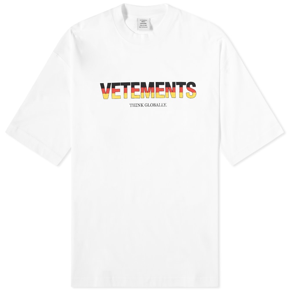 VETEMENTS Germany Logo Oversized Tee - 1