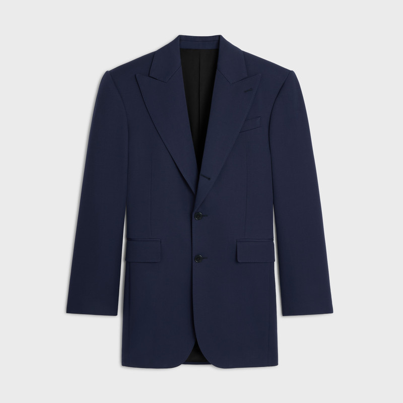 colonne jacket IN GRAIN DE POUDRE WOOL 1