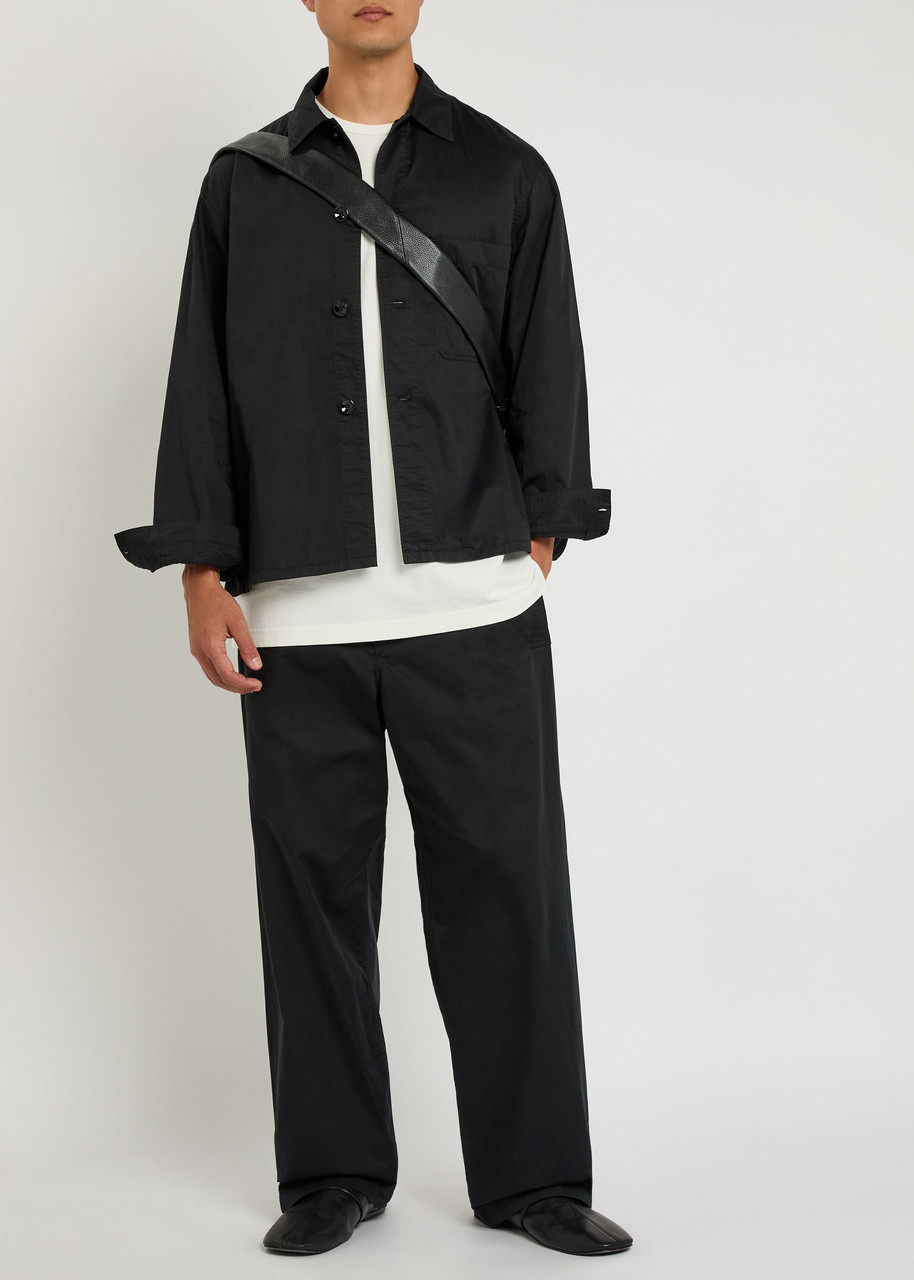 Lemaire Pyjama Cotton-poplin Straight-leg Trousers - 4