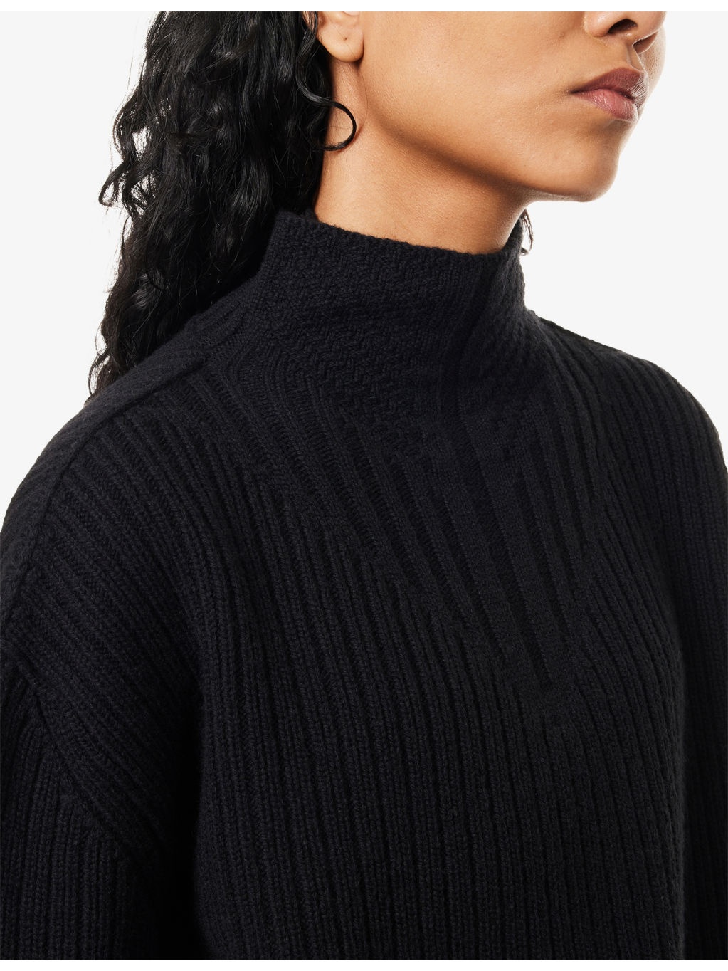 Fisherman Turtleneck Wool Jumper - 5