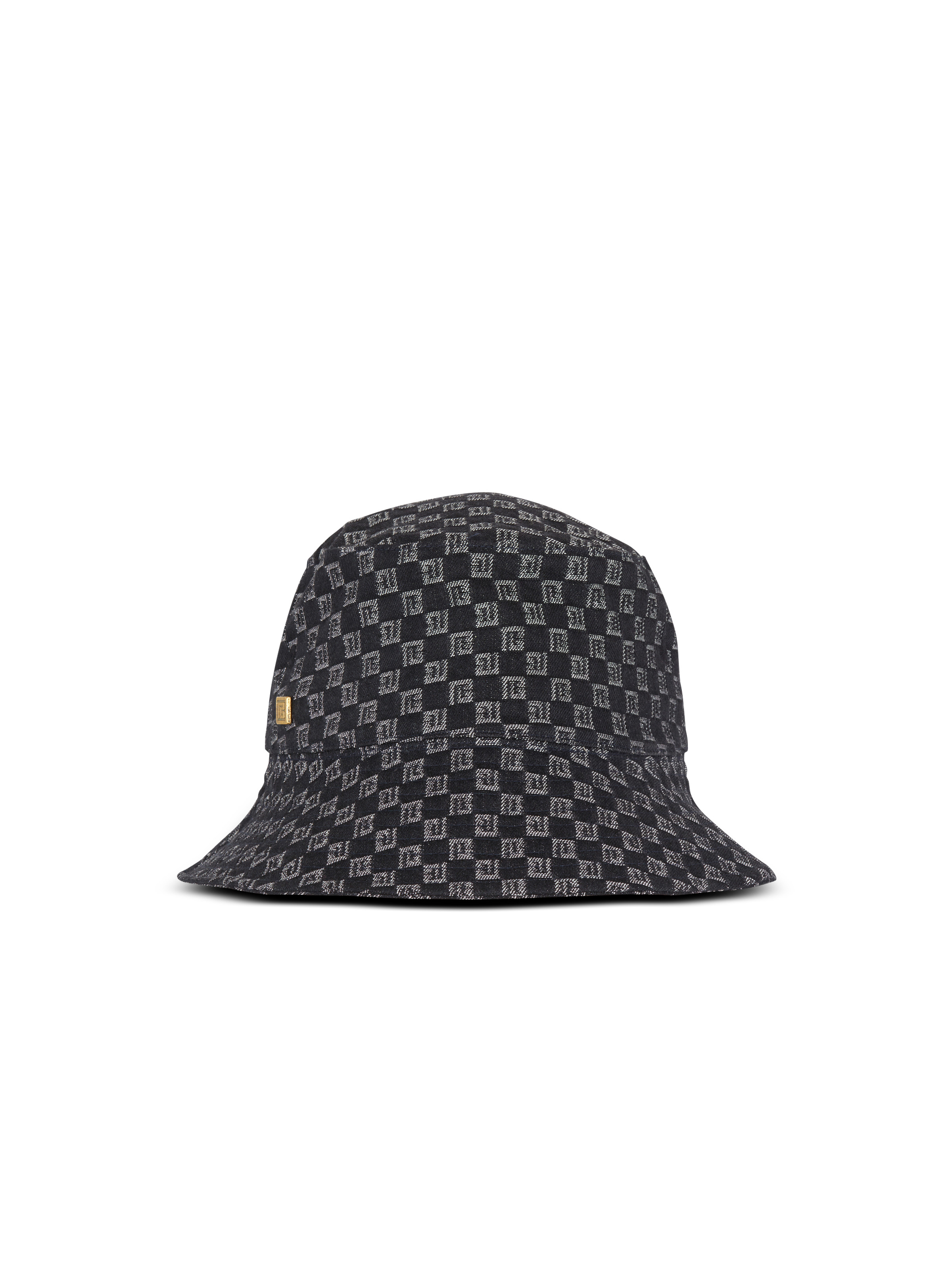 Balmain Monogram jacquard denim bucket hat | REVERSIBLE