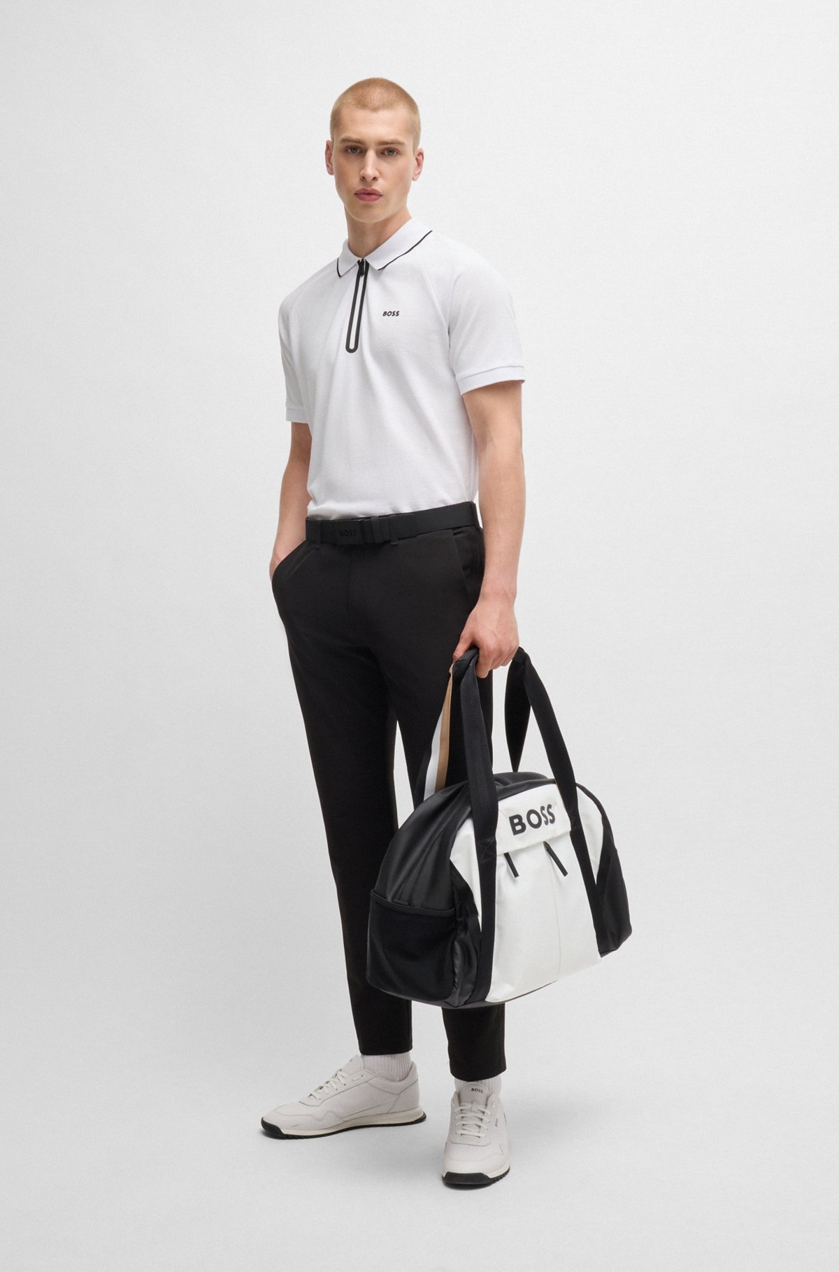 FAUX-LEATHER HOLDALL WITH LOGO DETAILS - 3
