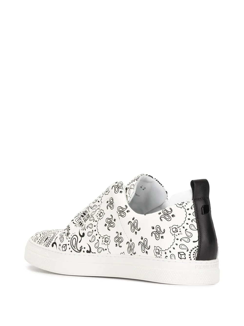 paisley print slip-on sneakers - 3