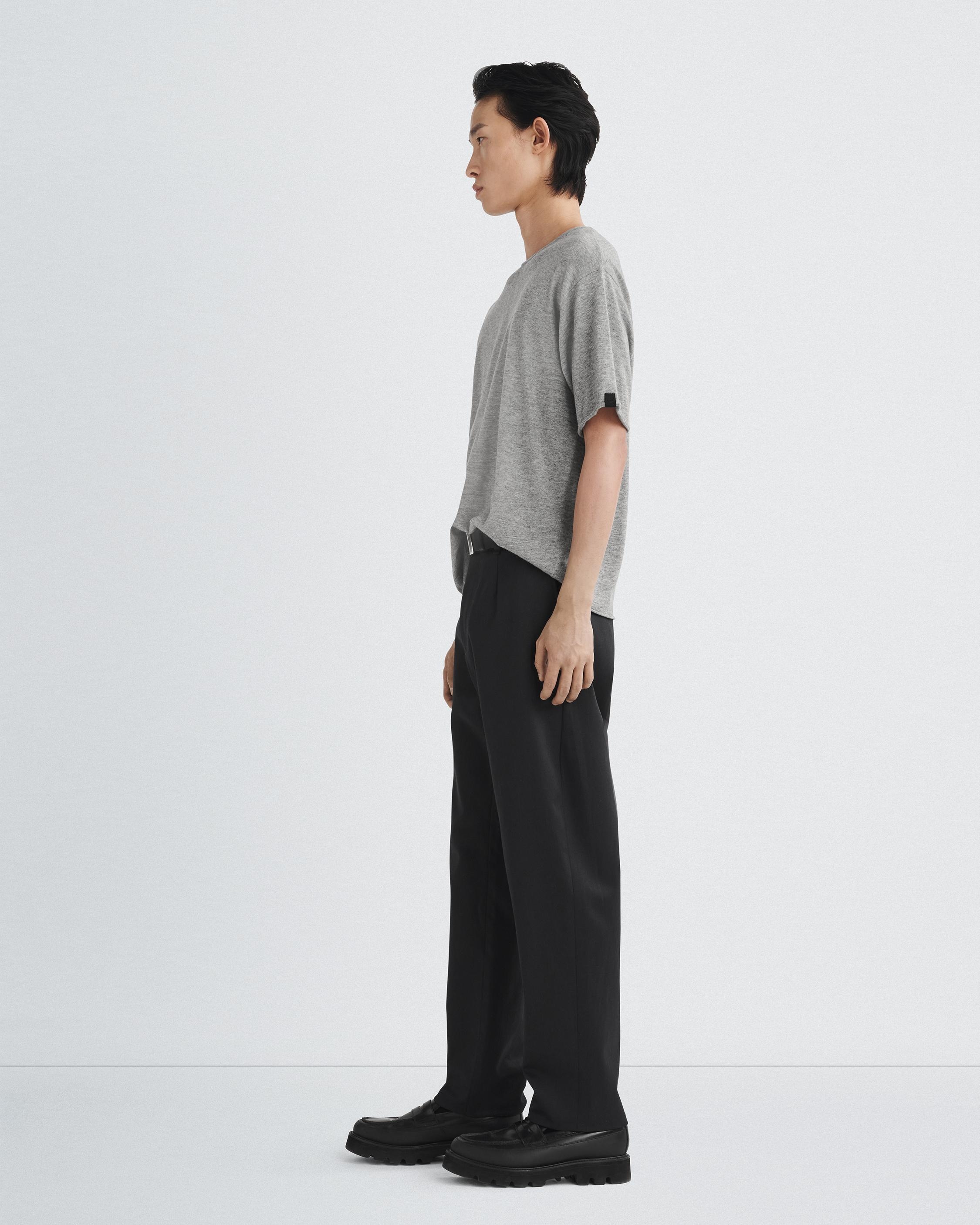 Reid Knit Merino Tee
Wool Blend T-Shirt - 4