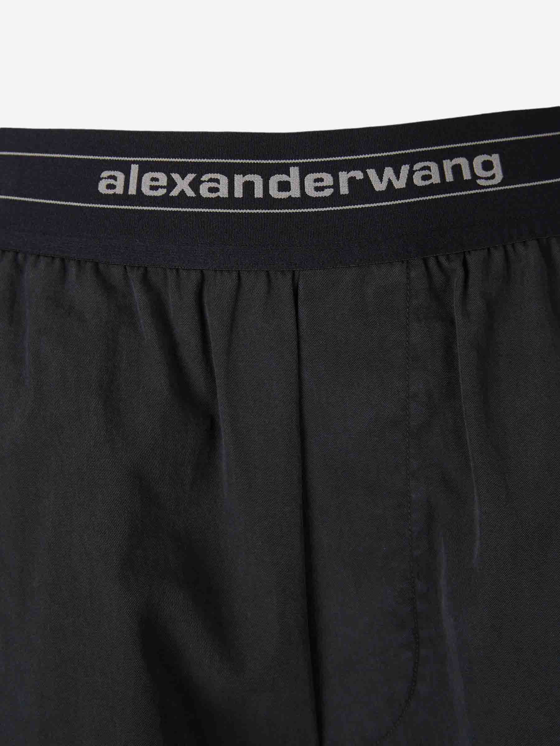 WIDE LOGO PANTS - 4