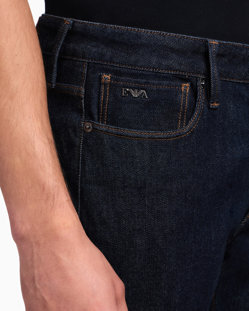 J75 slim-fit rinse-wash denim jeans 5