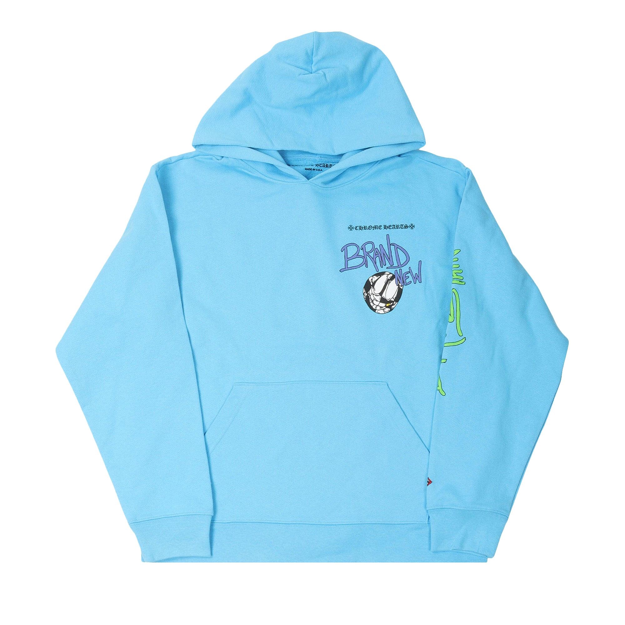 Chrome Hearts Matty Boy Brain Hoodie 'Blue' - 1
