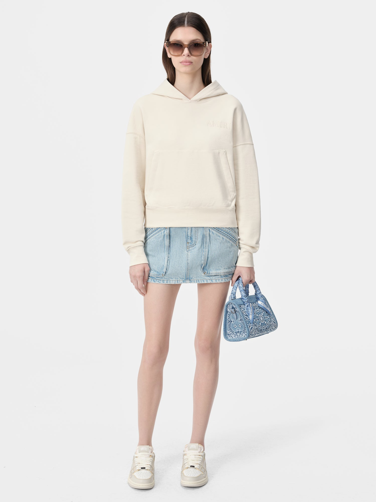 WOMEN'S AMIRI EMBROIDERED HOODIE - 3