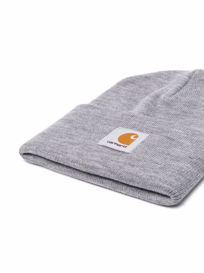 Carhartt logo patch knitted beanie outlook