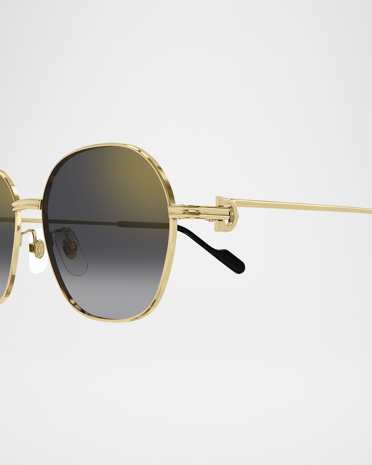 Gradient Metal Butterfly Sunglasses - 2
