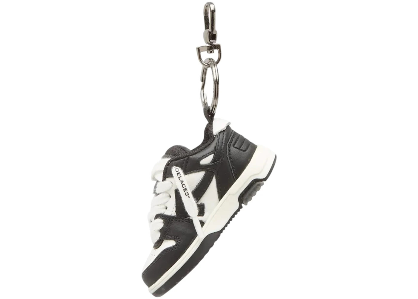 OFF-WHITE Out Of Office Keychain White/Black (OMZG094C99PLA0010110) - 1