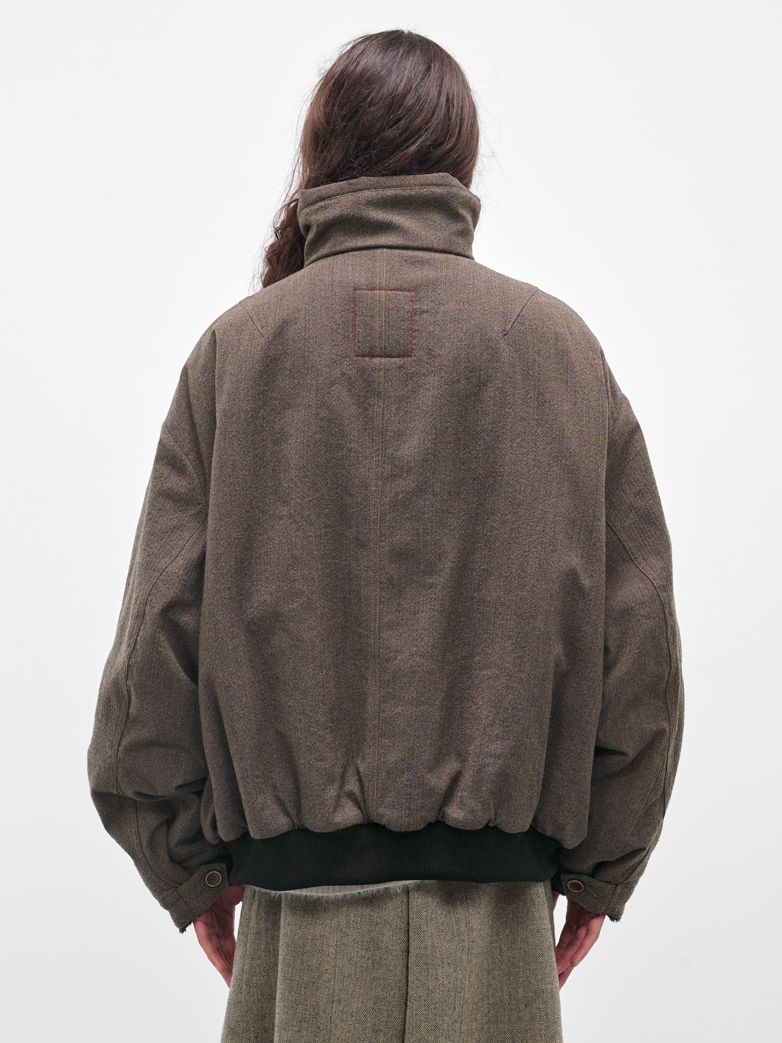 Brown 'Jovan' Shearling Lined Jacket - 3
