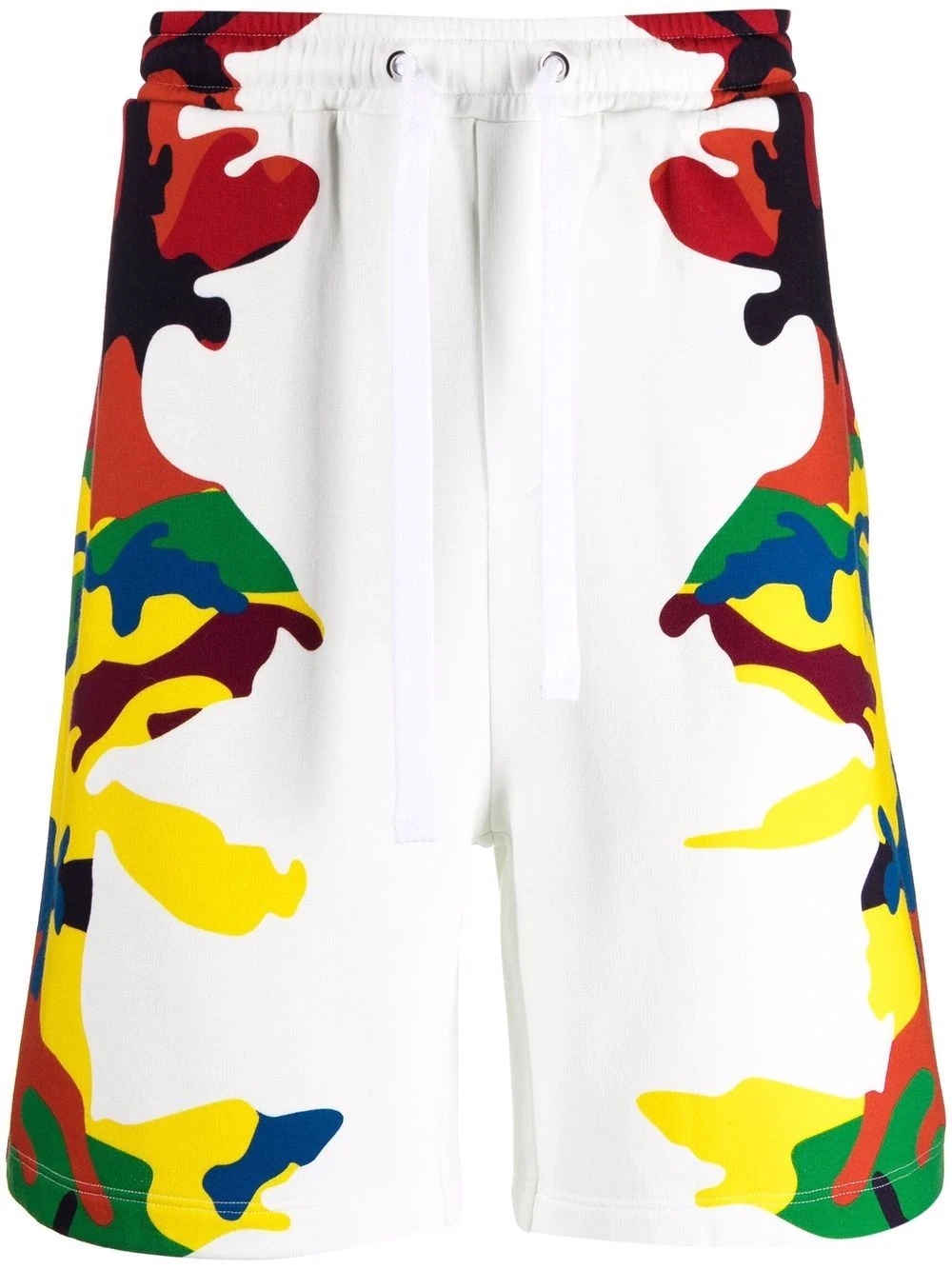 CAMOU7-print Bermuda track shorts - 1