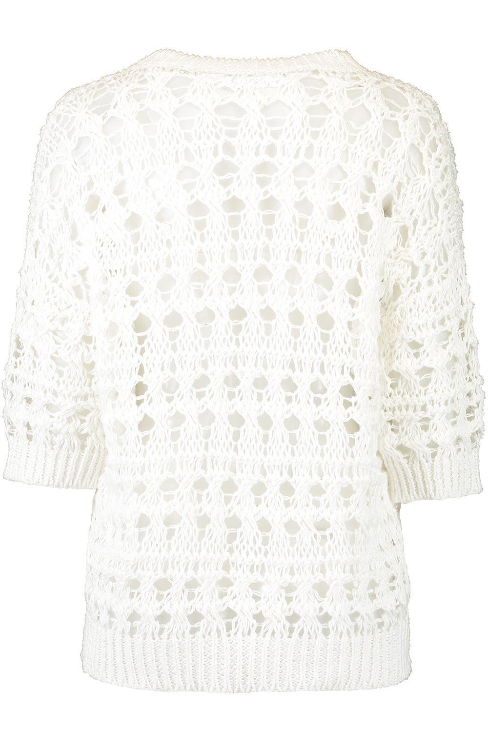 Open Work Knit Top - 5