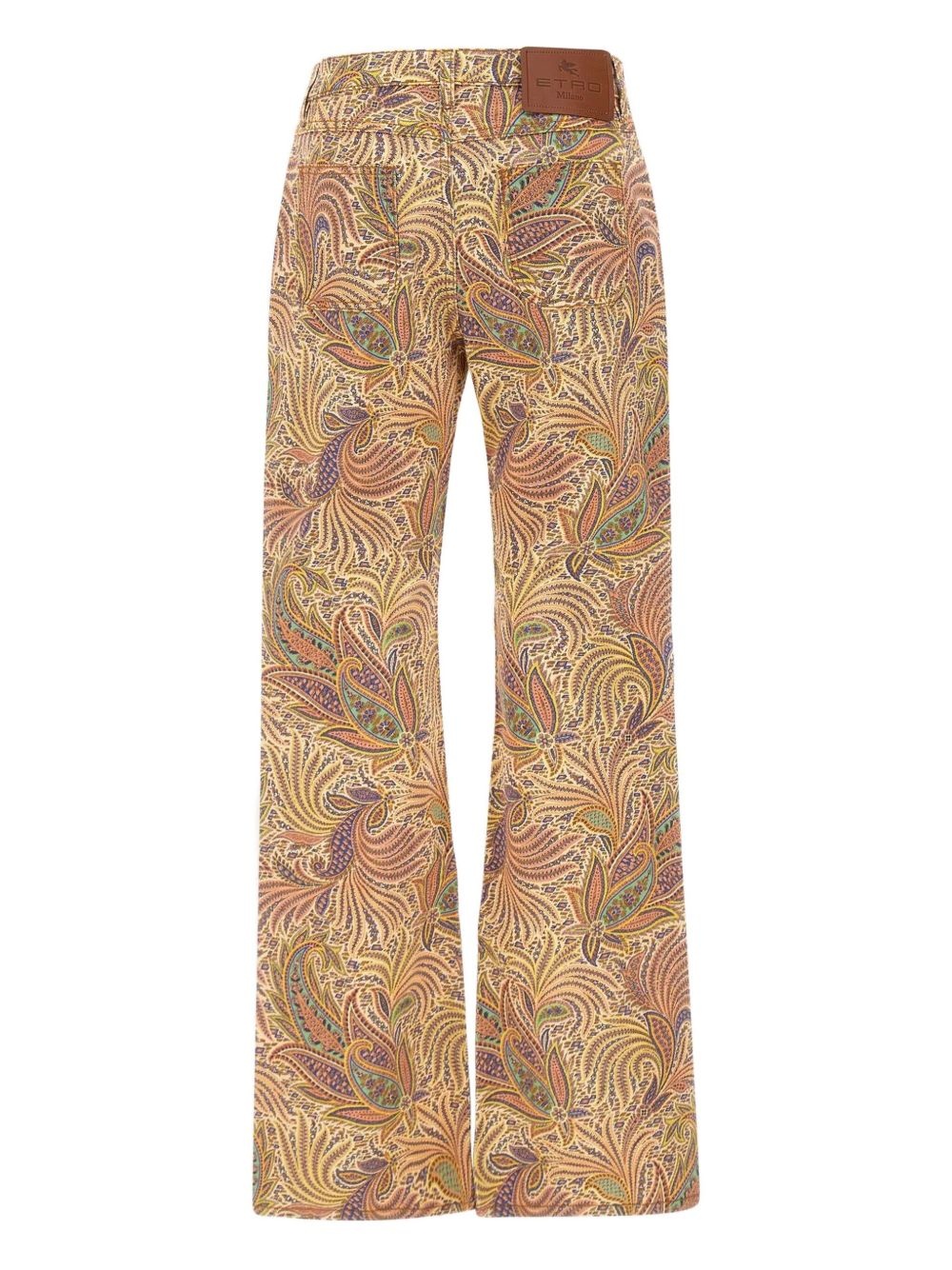 paisley-print trousers - 2