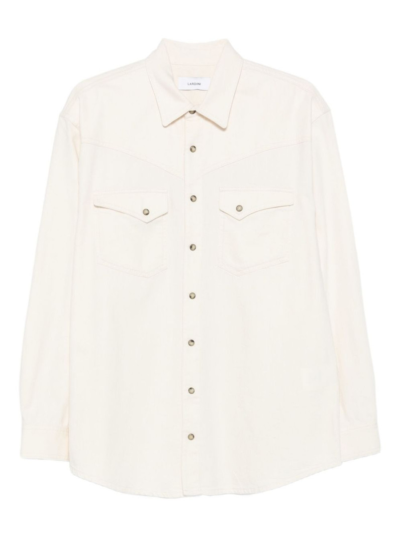 double-pocket cotton shirt 1