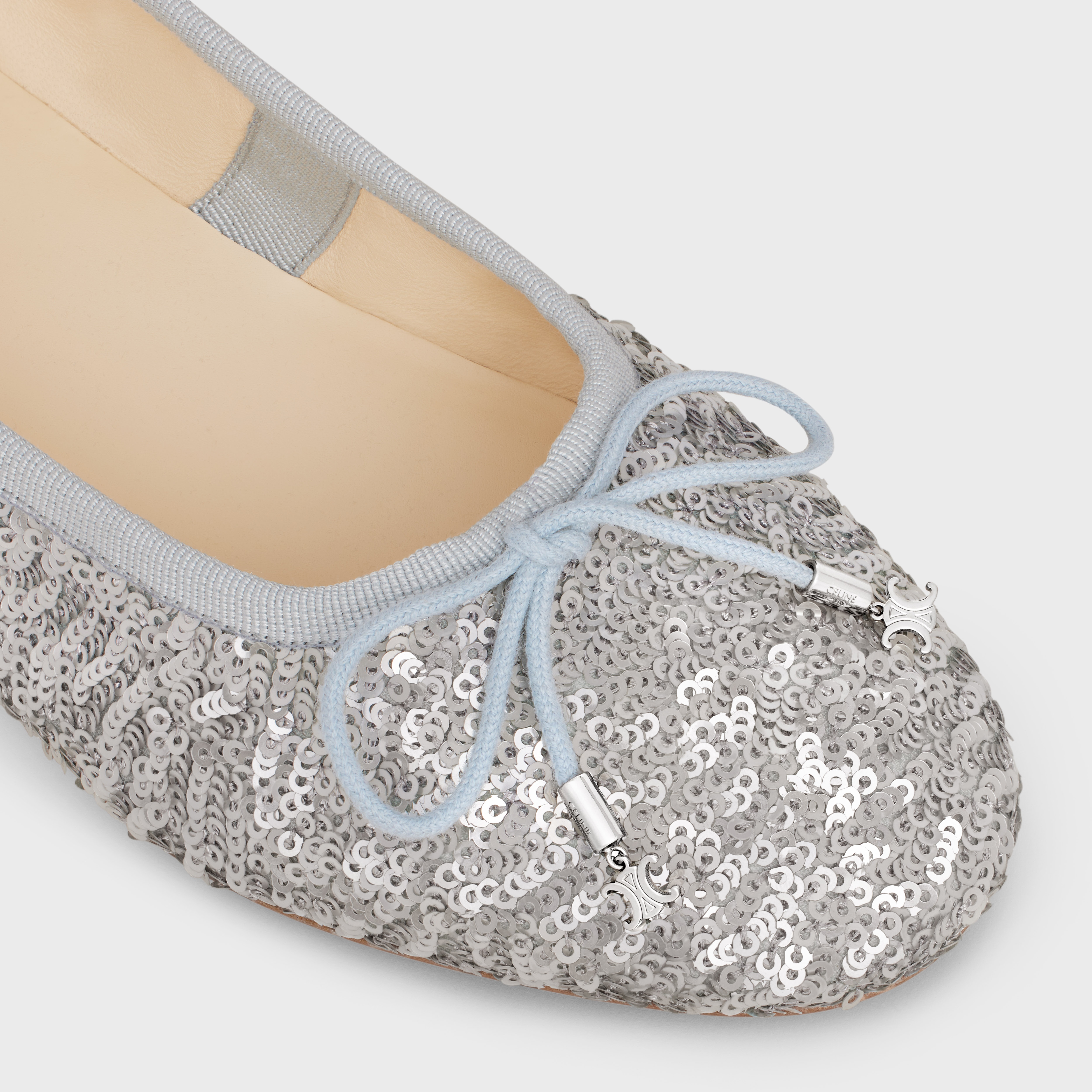 LES BALLERINES CELINE WITH TRIOMPHE LACES in SEQUINS - 4