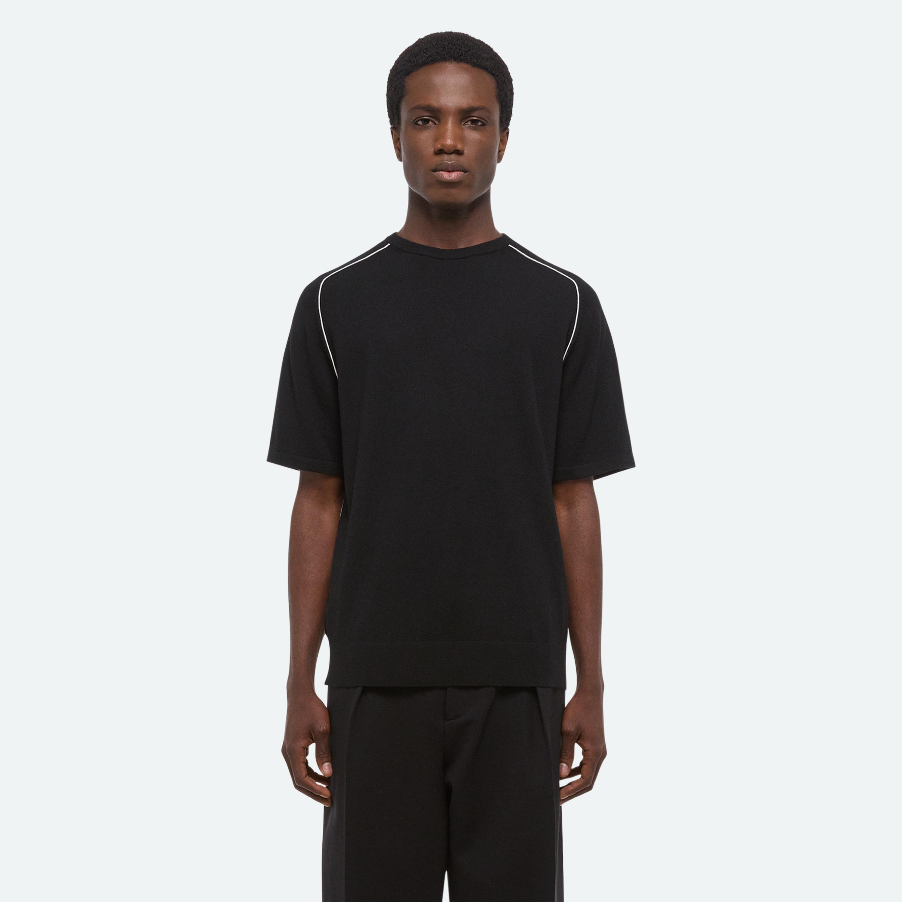 CONTRAST SEAM TEE - 4