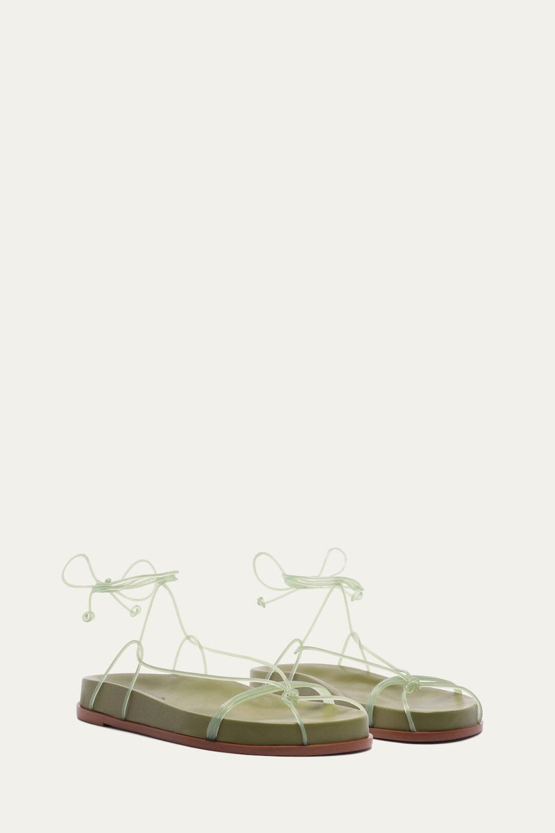 FARM RIO Green Spaghetti Jelly Anatomic Flat Sandal outlook