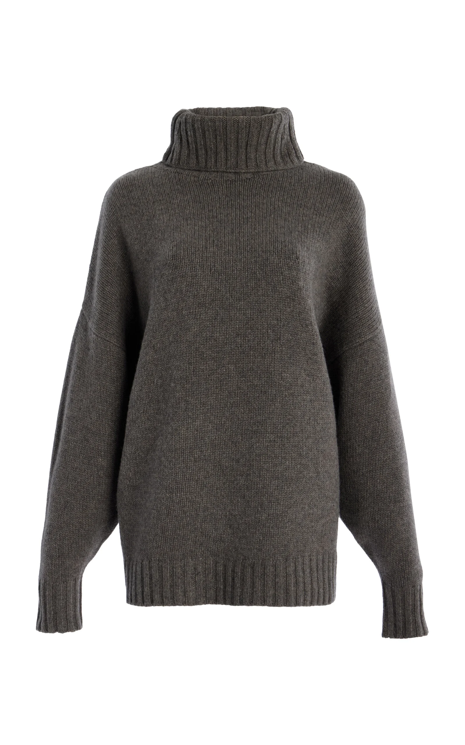 Porter Cashmere Turtleneck Sweater grey - 1