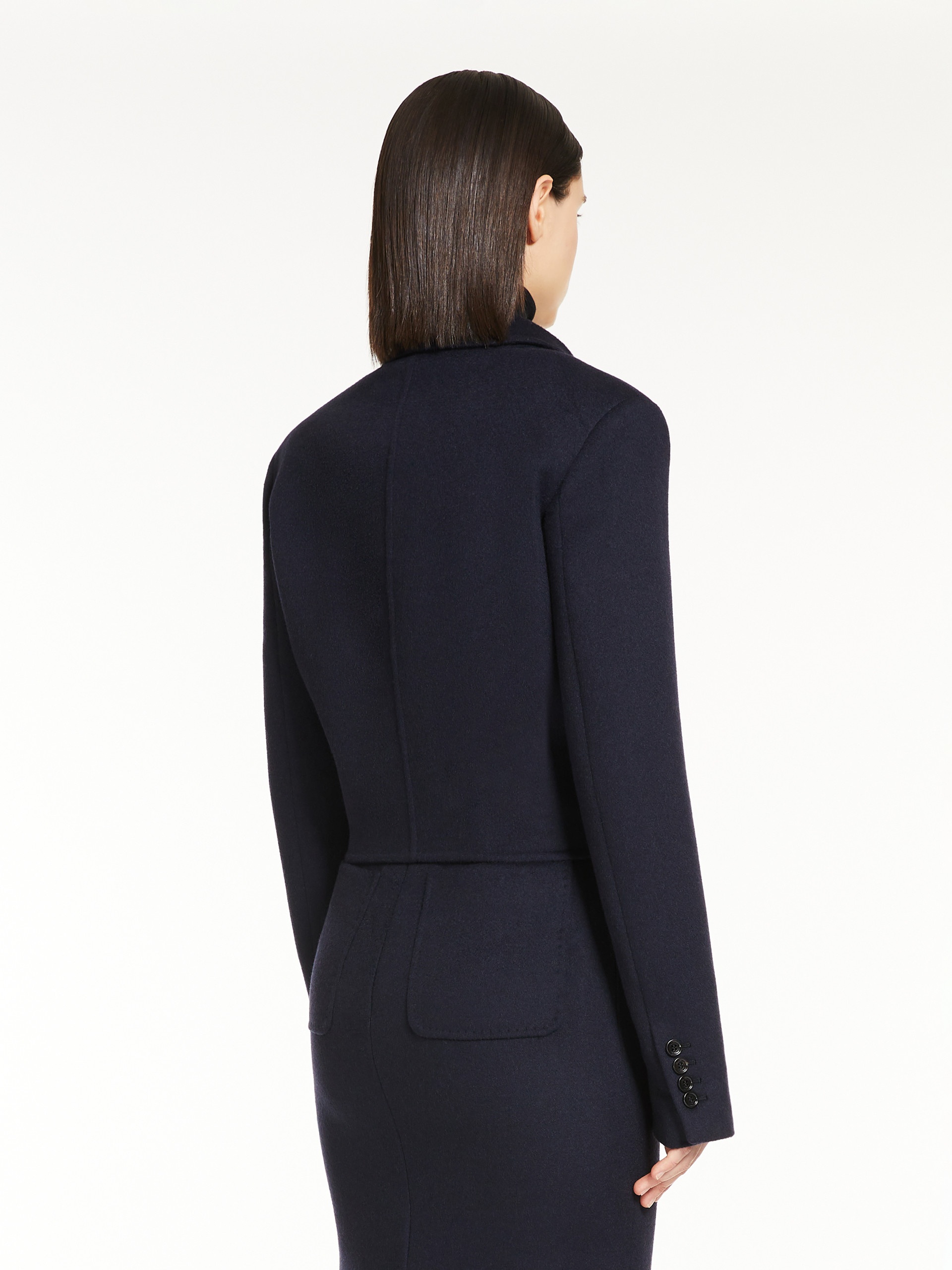 CORONE Camel hair jacket with sash - 4