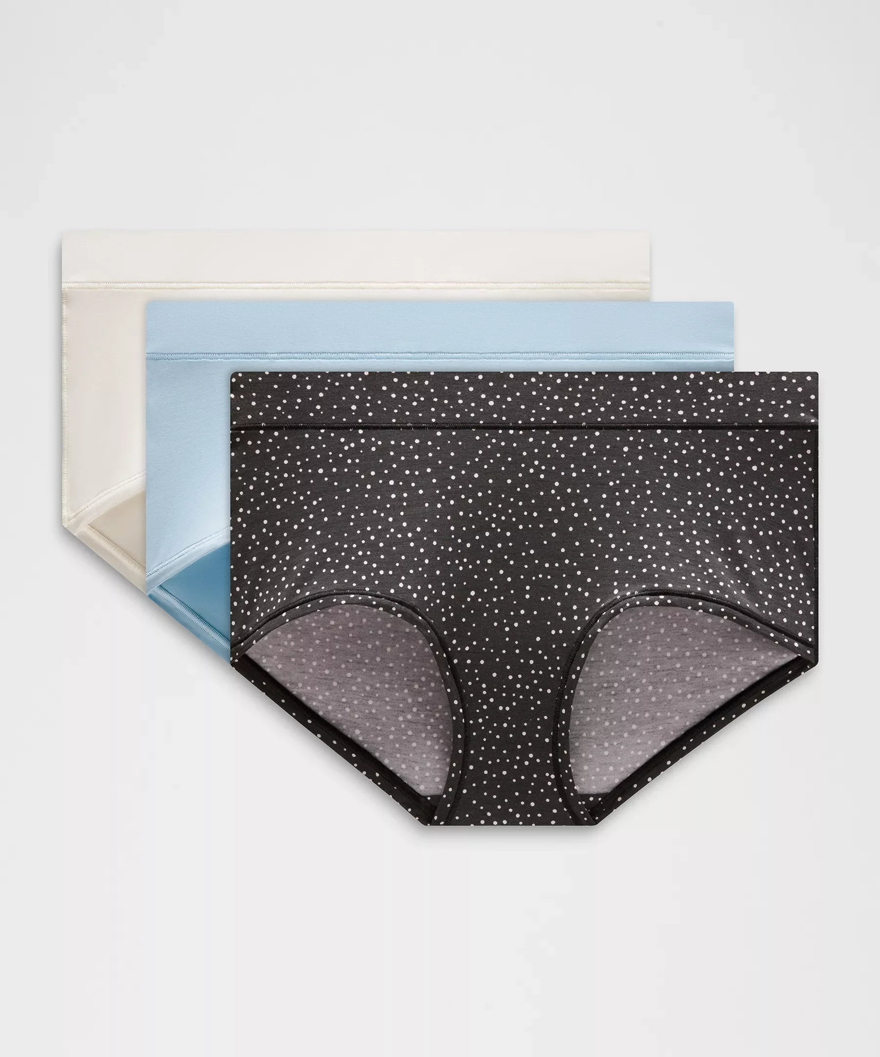 UnderEase Mid-Rise Boyshort Underwear 3 Pack - 1
