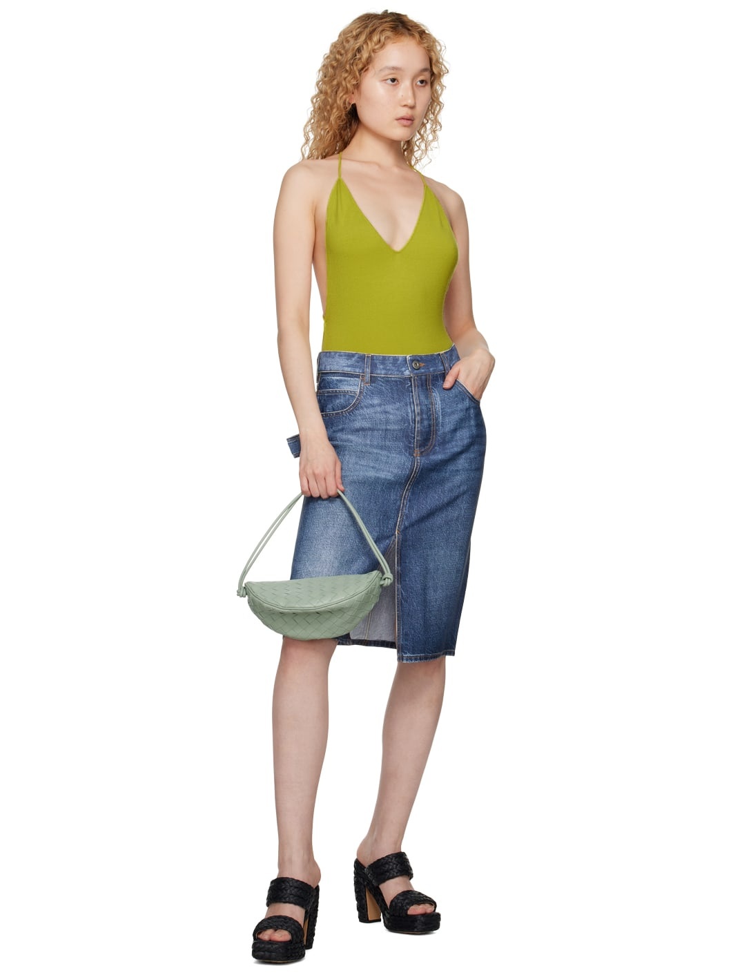 Taupe Pouch On Strap Bag - 4