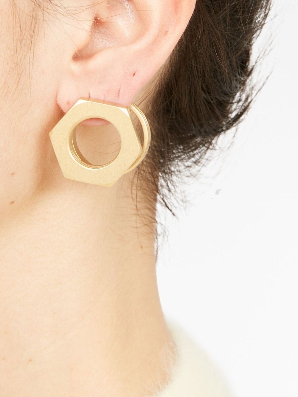 matte geometric earrings - 4