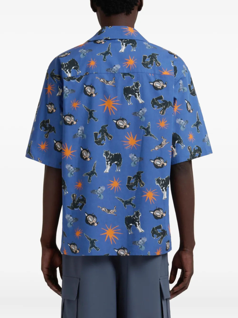 Marni Men Short-Sleeved Shirt With Print - 4