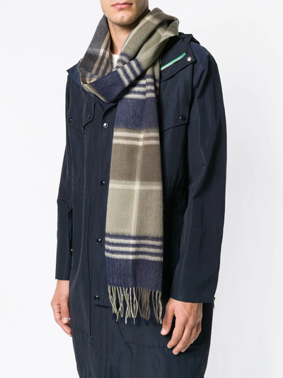 Barbour checked scarf outlook