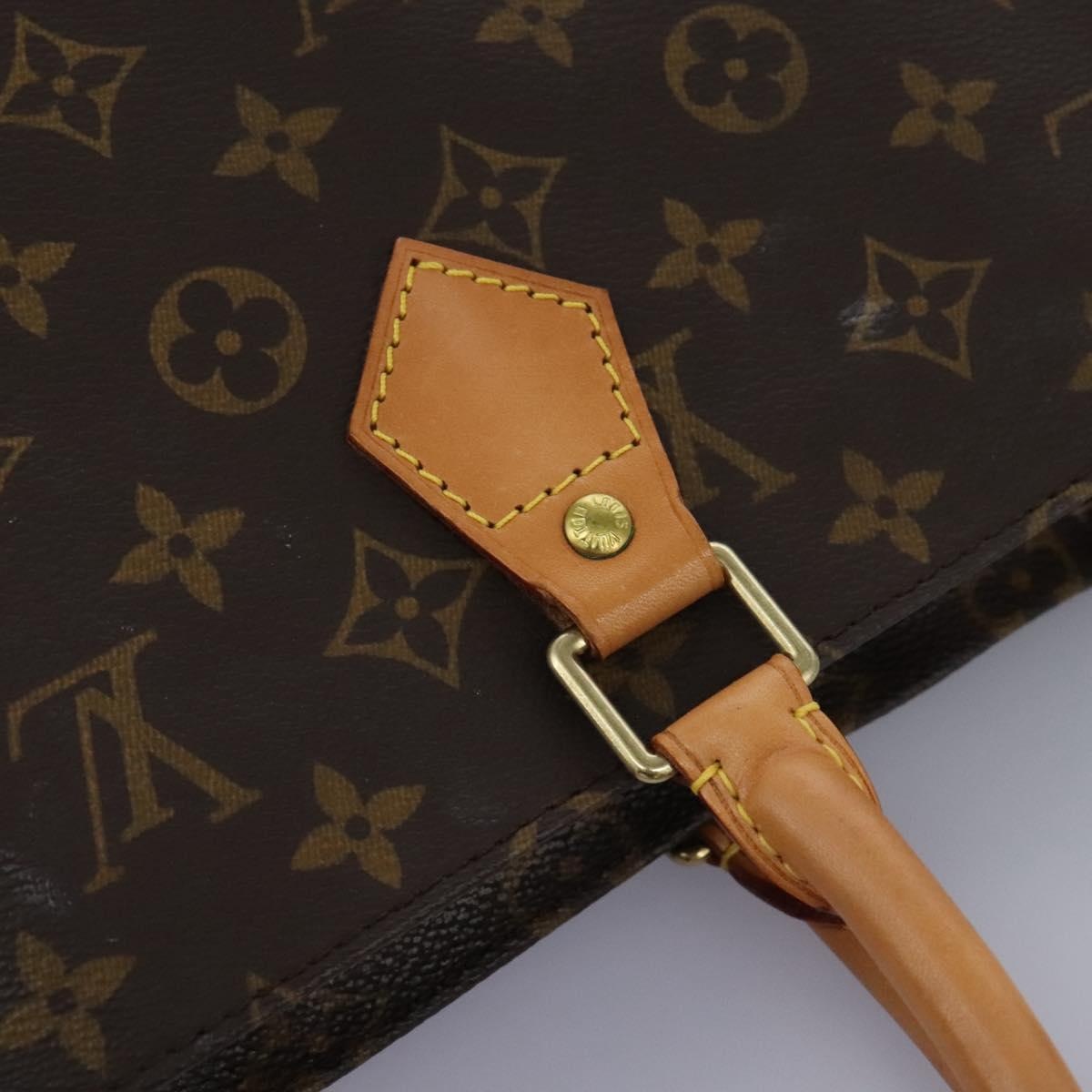 LOUIS VUITTON Monogram Sac Plat Hand Bag M51140 - 10