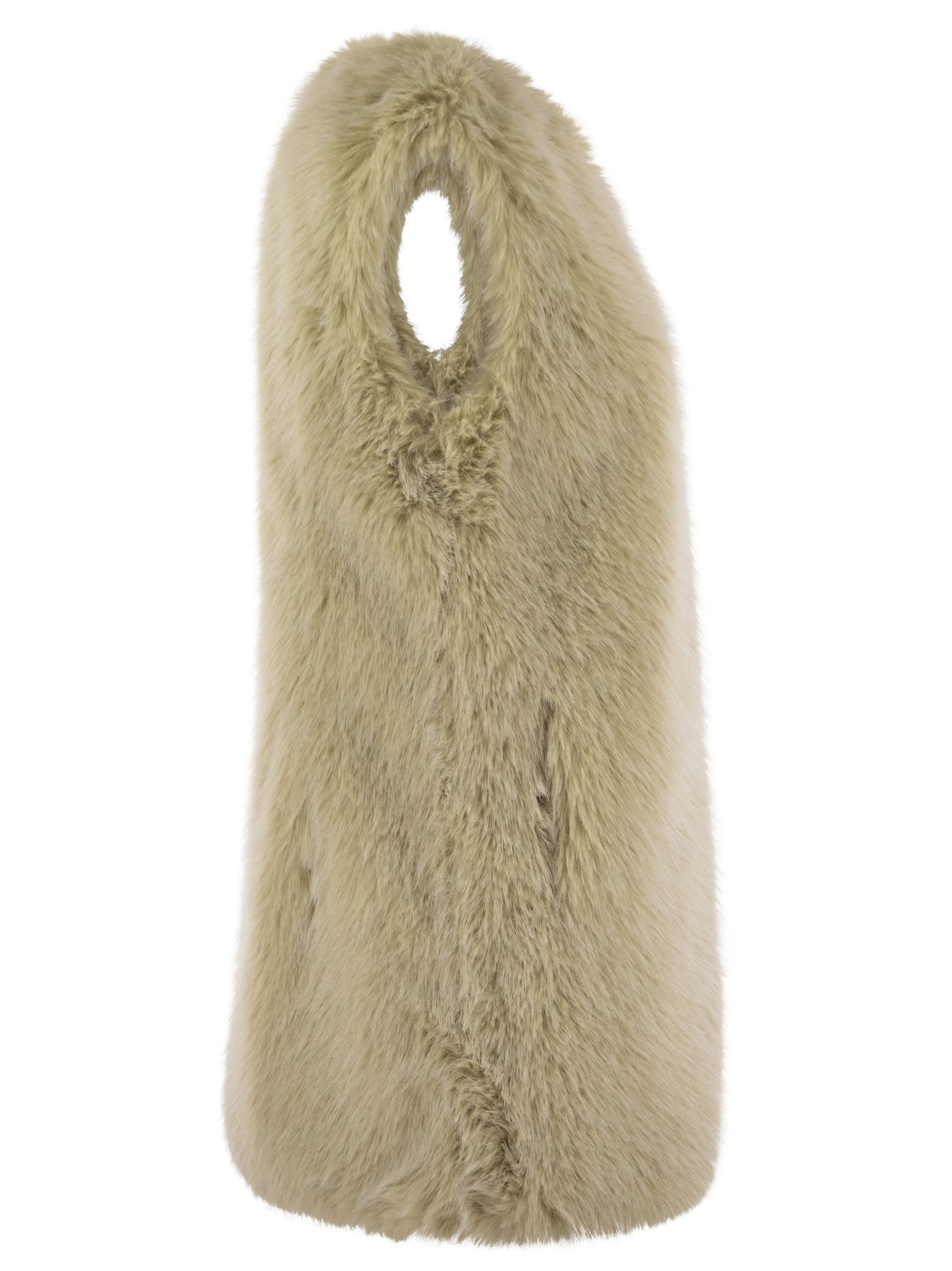 Herno Women Cruelty-Free Fur Sleeve Coat - 3