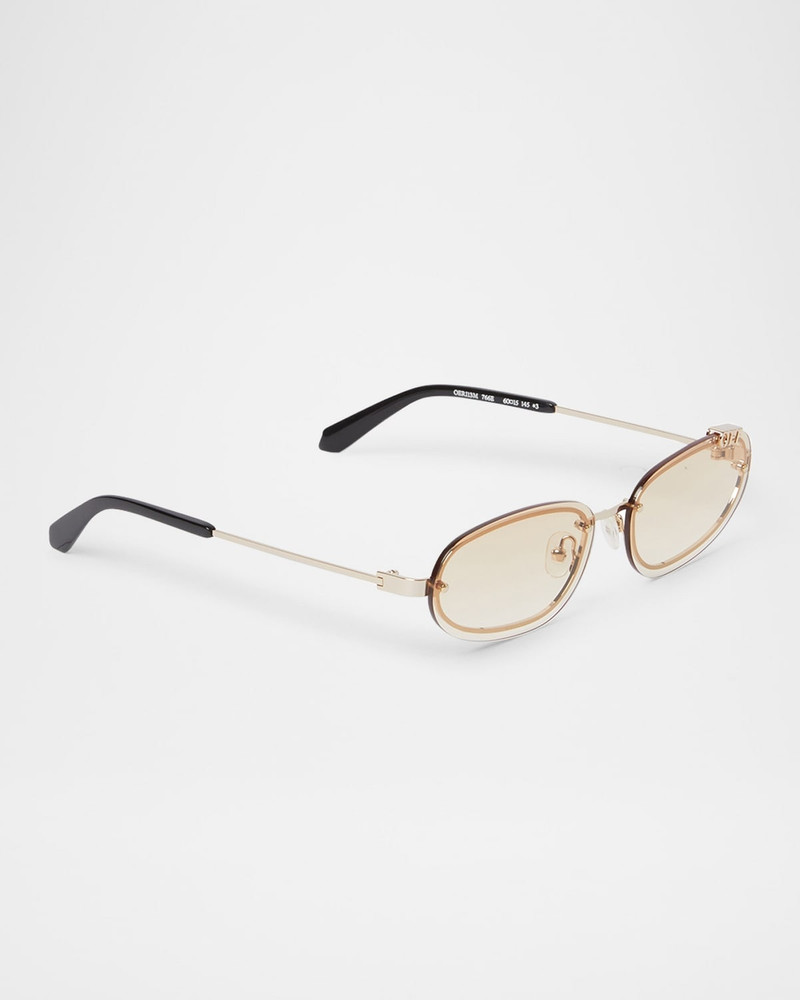 Off-White Miami Metal Oval Sunglasses outlook