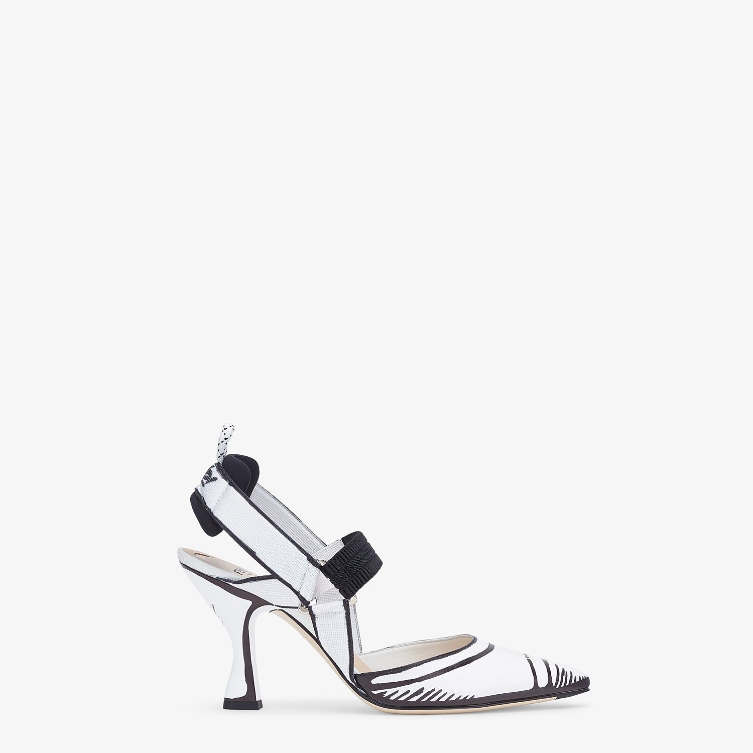 White leather Colibrì slingbacks - 1