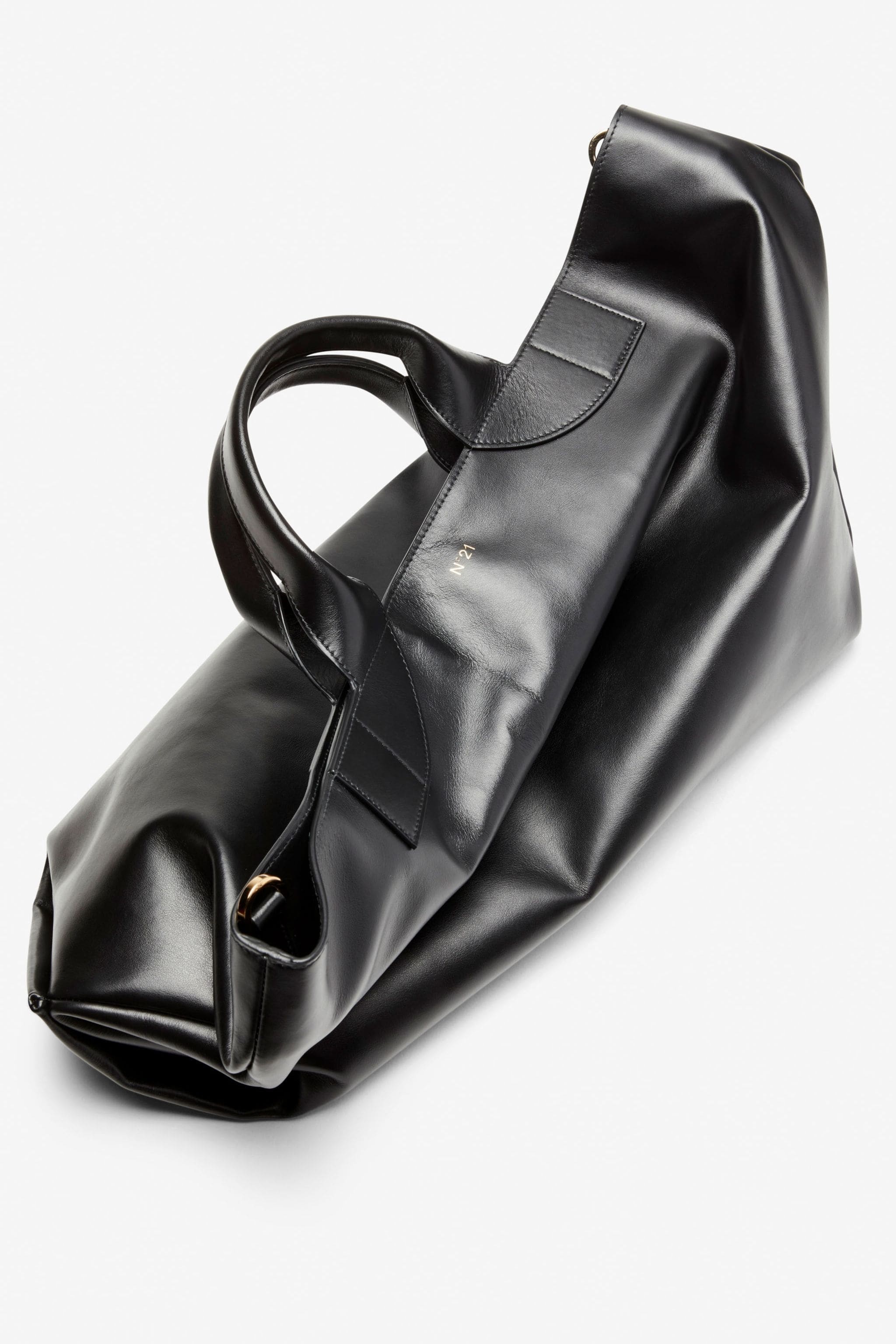 LARGE LEATHER SHOPPING BAG - 4