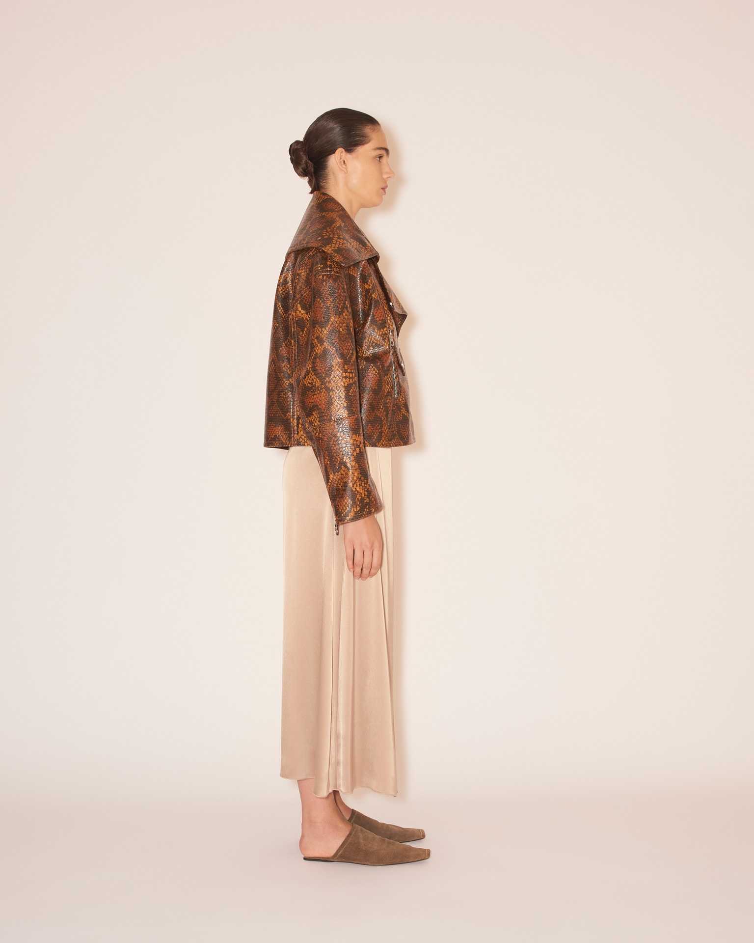 ADO - Faux animal jacket - Snake skin - 5