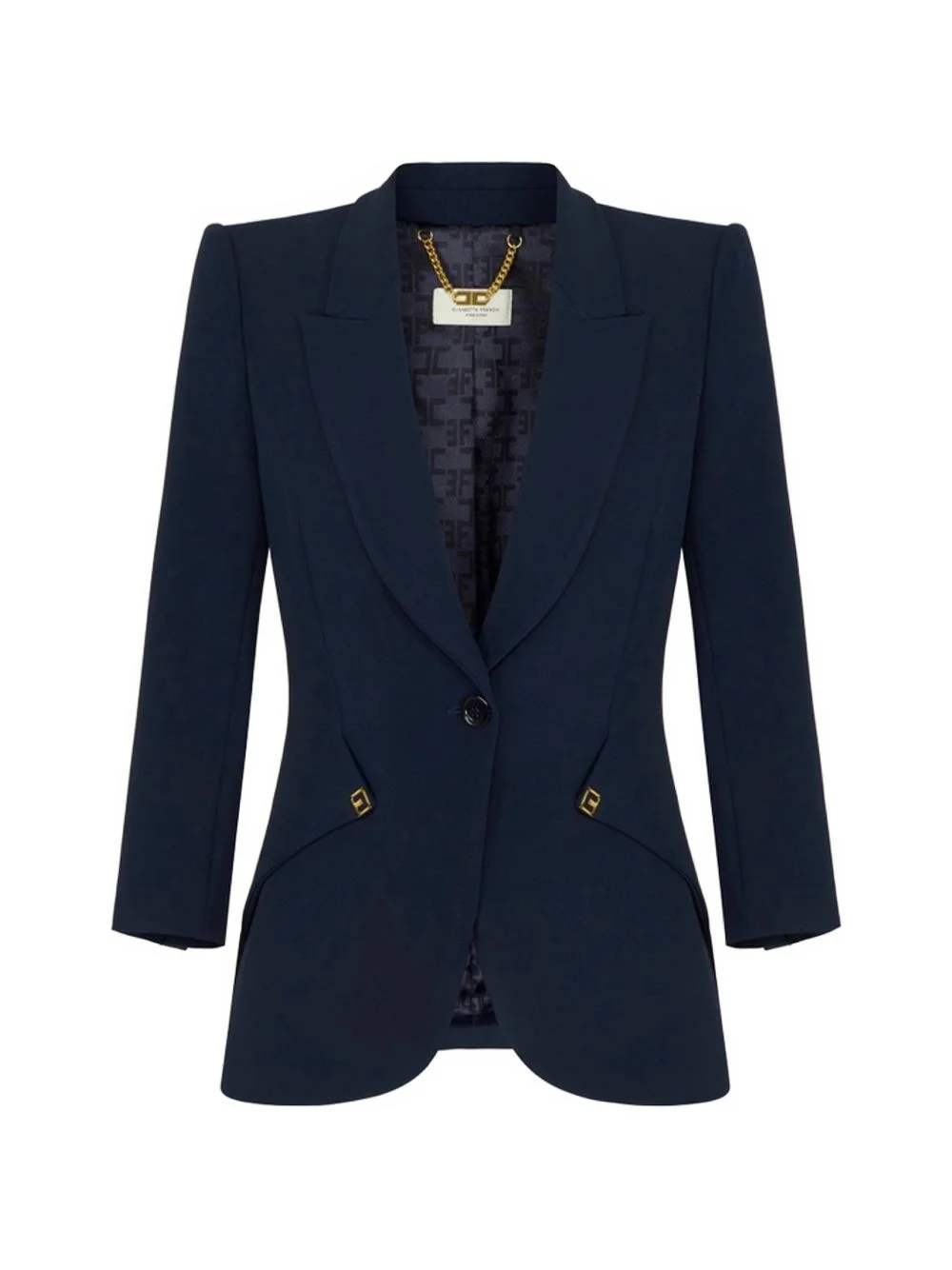 jacket made of lightweight crêpe fabric and satin - 1