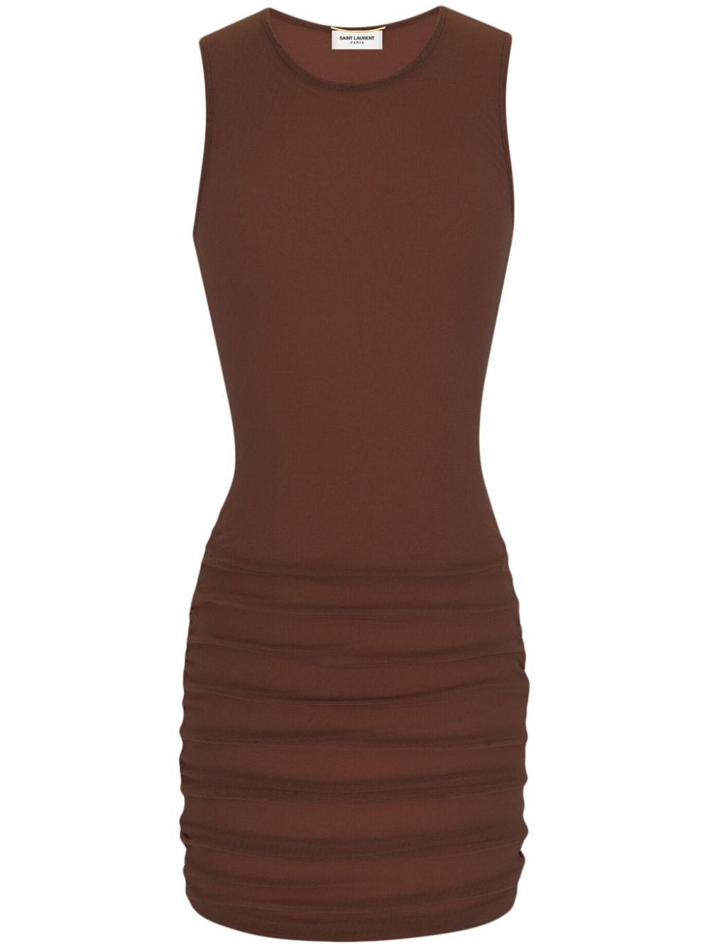 Saint Laurent Stretch Tulle Short Dress - 1