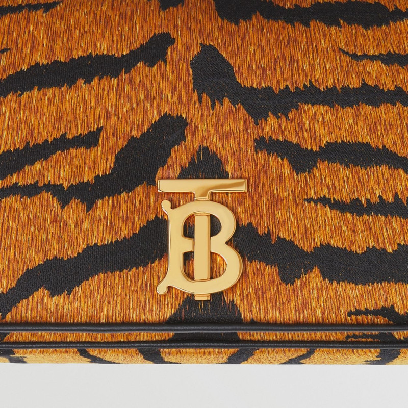 Small Tiger Striped Cotton Lola Bag 2