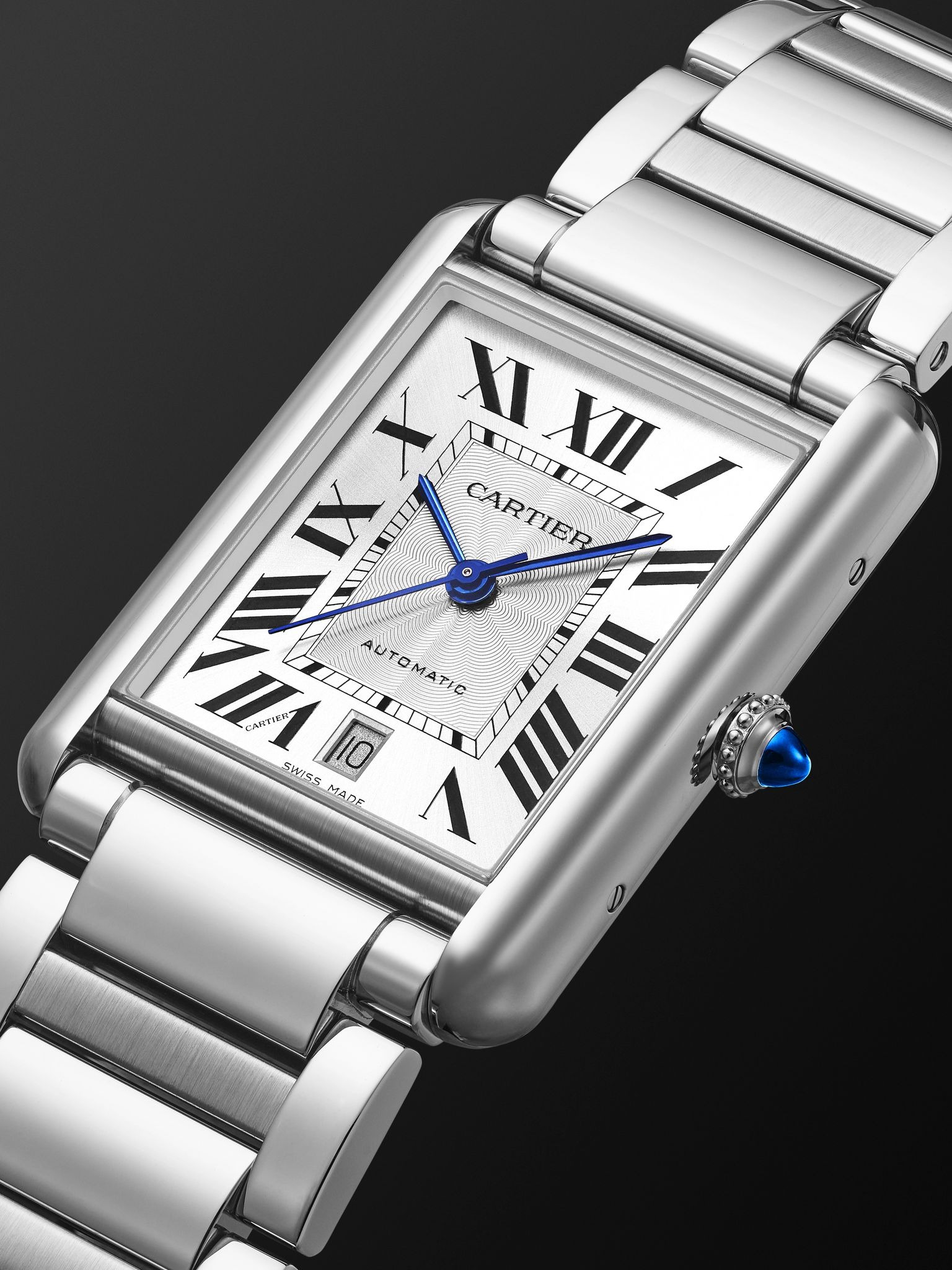 Tank Must Extra-Large Automatic 31mm Stainless Steel Watch, Ref. No. WSTA0053 White - 3