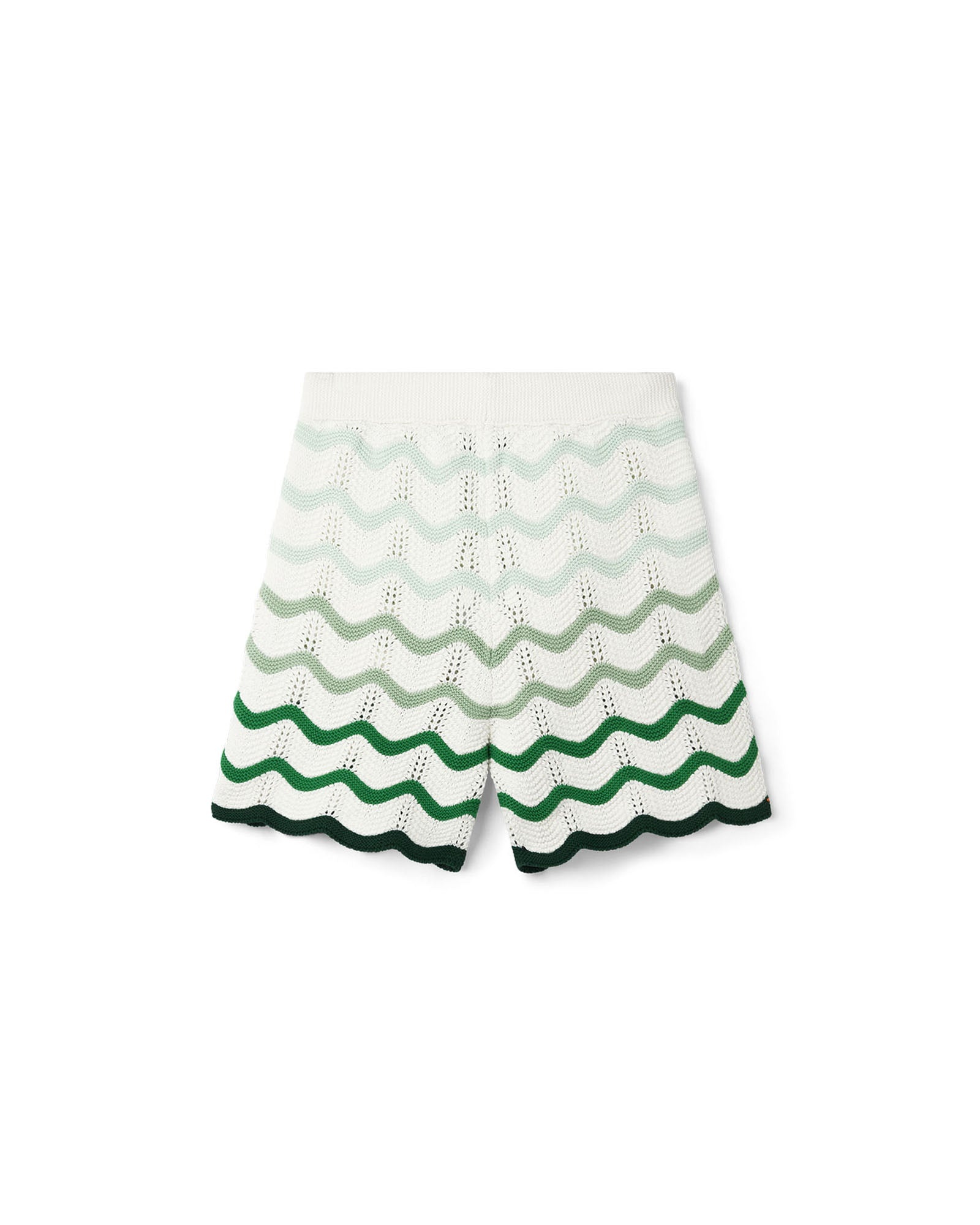 Wavy Gradient Crochet Shorts - 6