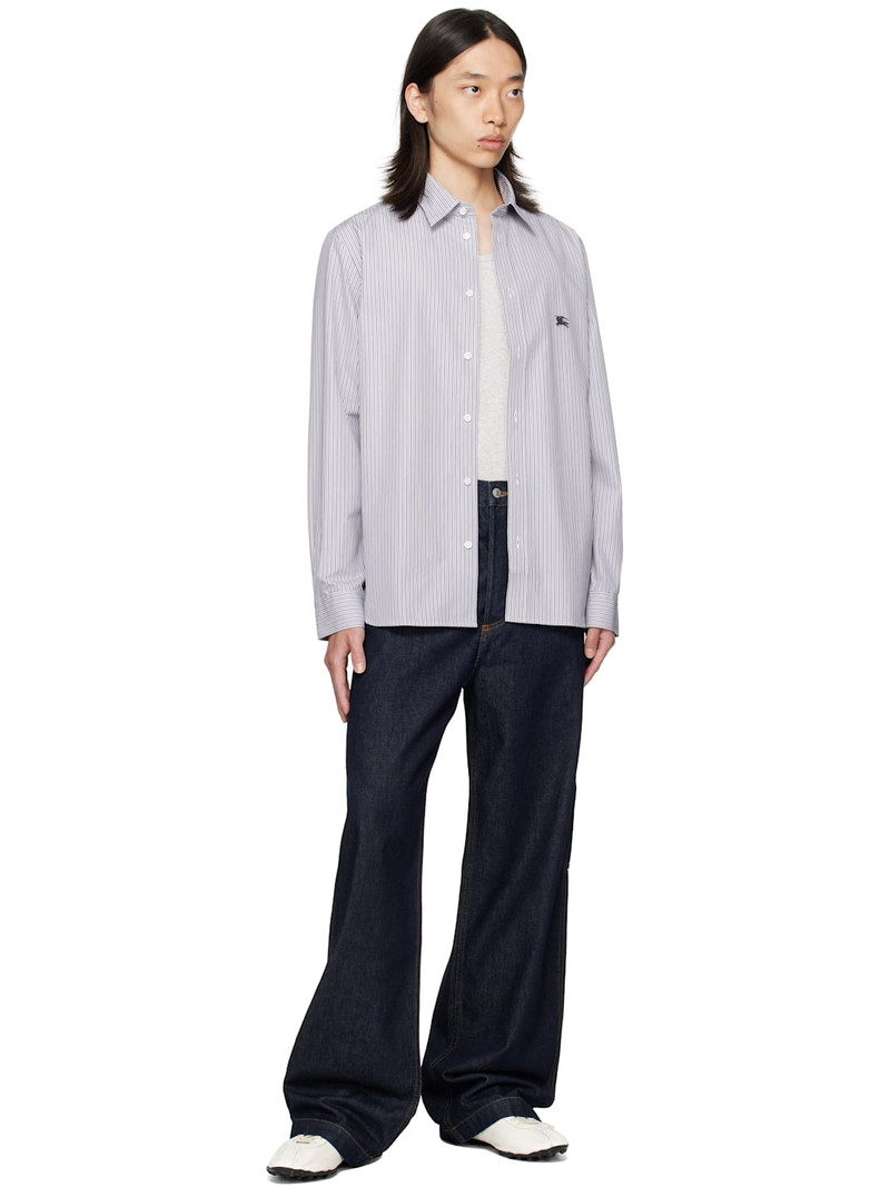 Dries Van Noten Navy Pocketed Jeans outlook